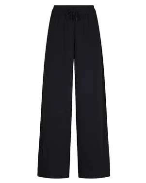 Trousers wide acetate Zwart 1
