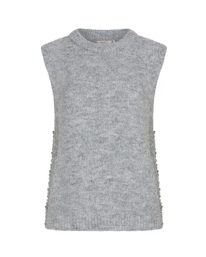 Gilet slv/lss diamonds Grijs