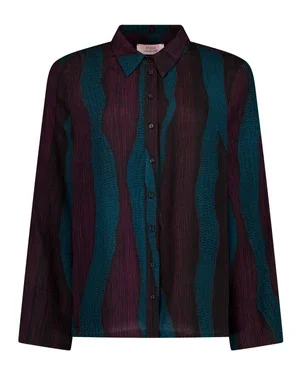 Bubba widesleeve blouse Groen