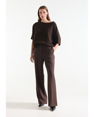 ALICE BROEK wb 453 wide leg long Bruin 1