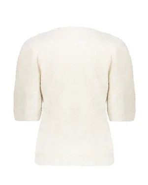 Pullover hairy shortsleeves Off White