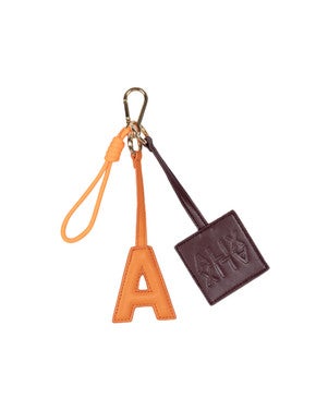 Alix Faux Leather Mix Key Chain Multi