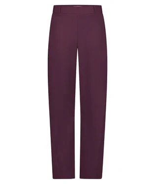 Marlis bonded barrel trousers Paars