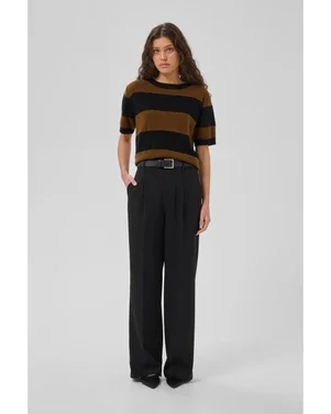 MWJola Knit Pullover SS Bruin 1