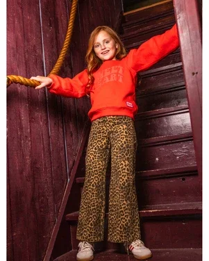 Little leopard jeans Bruin 1