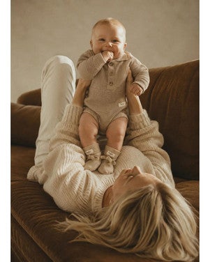 Deen Romper Knitted Camel
