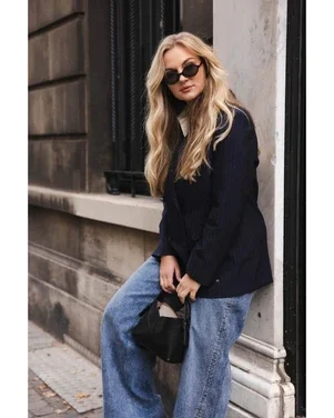 Hana Jeans Blauw