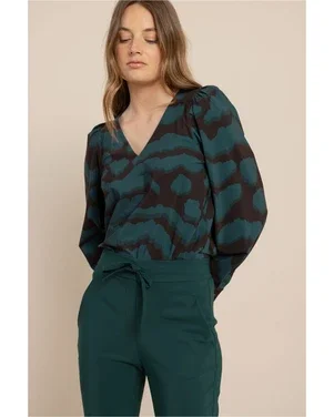 Les blurred top Groen