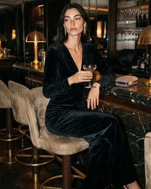 Janina Jumpsuit Zwart 1