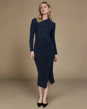 Davina Dress Blauw