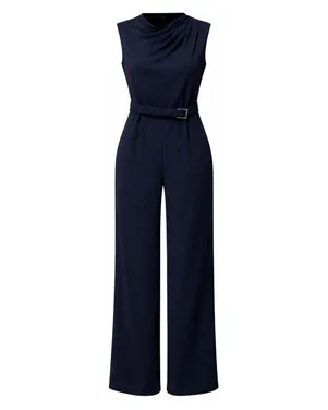 Jantilia Jumpsuit Blauw