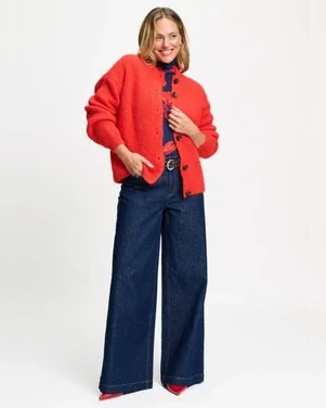 CARDIGAN - Meryl Rouge Rood
