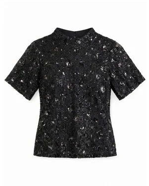 Tessalia Long sleeve top Zwart 1