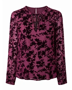 Belara Blouse Bordeaux