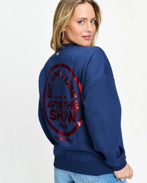 SWEATER - Sophie Big Applause Blauw