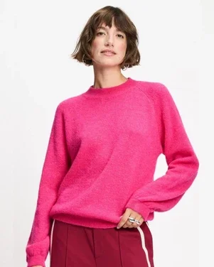 PULLOVER - Milou Ultra Pink Roze