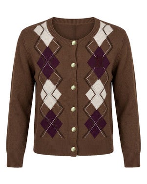 Anira Cardigan Bruin 2