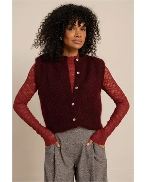 Bibi sls cardigan Bordeaux