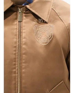 Satijnen Jacket Beige