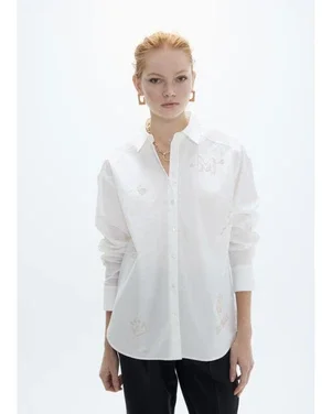 Blouse Met Print Wit 1