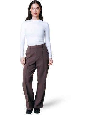 Rus Uni Pintuck Straight Pants Bruin 1
