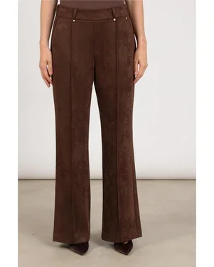 Jill Pants Suedine Bruin 1