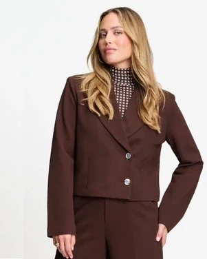 BLAZER - Cassie Chocolate Brown Bruin 1