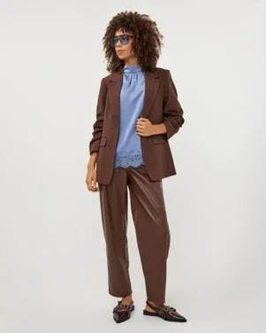 Blazer 3/4 sleeve rhinestones Bruin 1