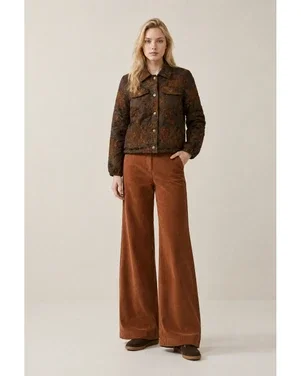 Broek Nova Rib Bruin 3