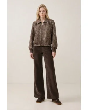 Broek Nova Rib Bruin 1