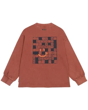 Middelton Longsleeve Backprint Game Bordeaux