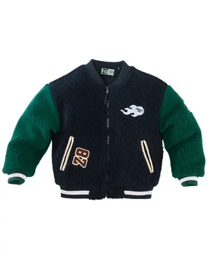 Nando Teddy Bomberjacket Donker Blauw