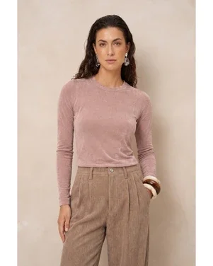 Top Jessy - High Neck Roze