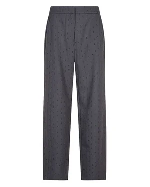 Trousers rhinestones Grijs