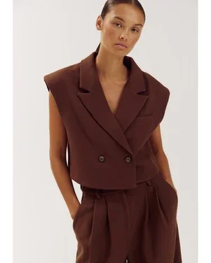 ESMEE-GILET Bruin 1