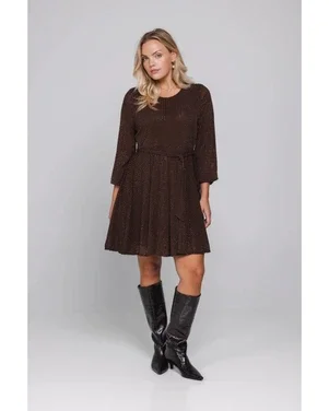 Eleni Dress Bruin 1