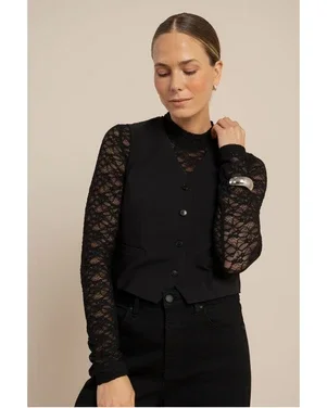 Emile gilet Zwart 1
