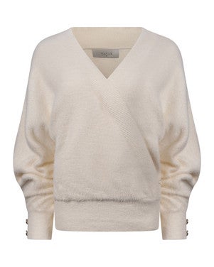 Beau Pullover Wrap Off White